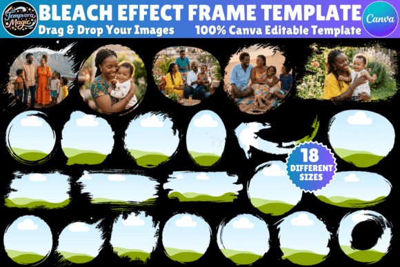 Download Bleach Effect Paint Splash Canva Frames - Bleach effect Collection