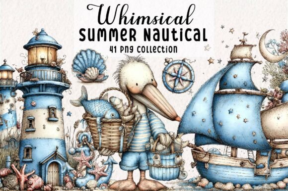 Download Whimsical Summer Nautical Clipart - Nautical Collection