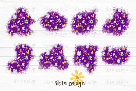 Download Halloween Bleach Effect Splatter Skull - Bleach effect Collection