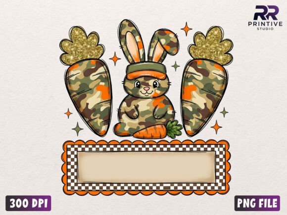 Download Camo Easter Bunny Personalized PNG - Personalized png Collection