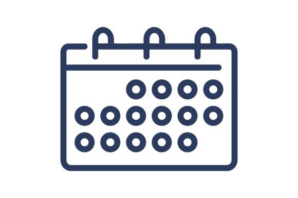 Download Office Calendar Thin Line Icon. Organize - Office calendar Collection