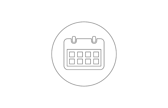 Download Office Calendar Outline Icon-1 - Office calendar Collection