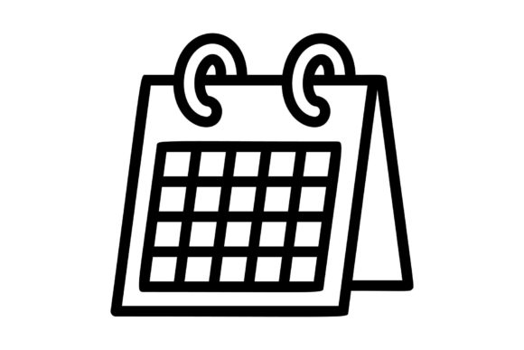 Download Office Calendar Icon, Outline Style - Office calendar Collection